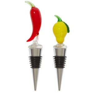 Colorful Glass Wine Stoppers